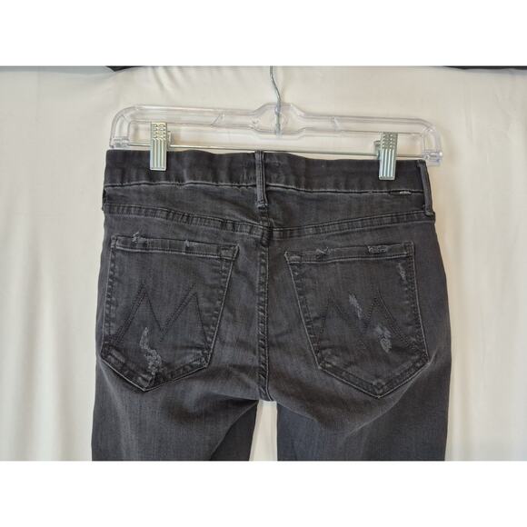 Mother The Looker Crop Low Rise Jeans In Nine Lives 26 - Picture 6 of 7